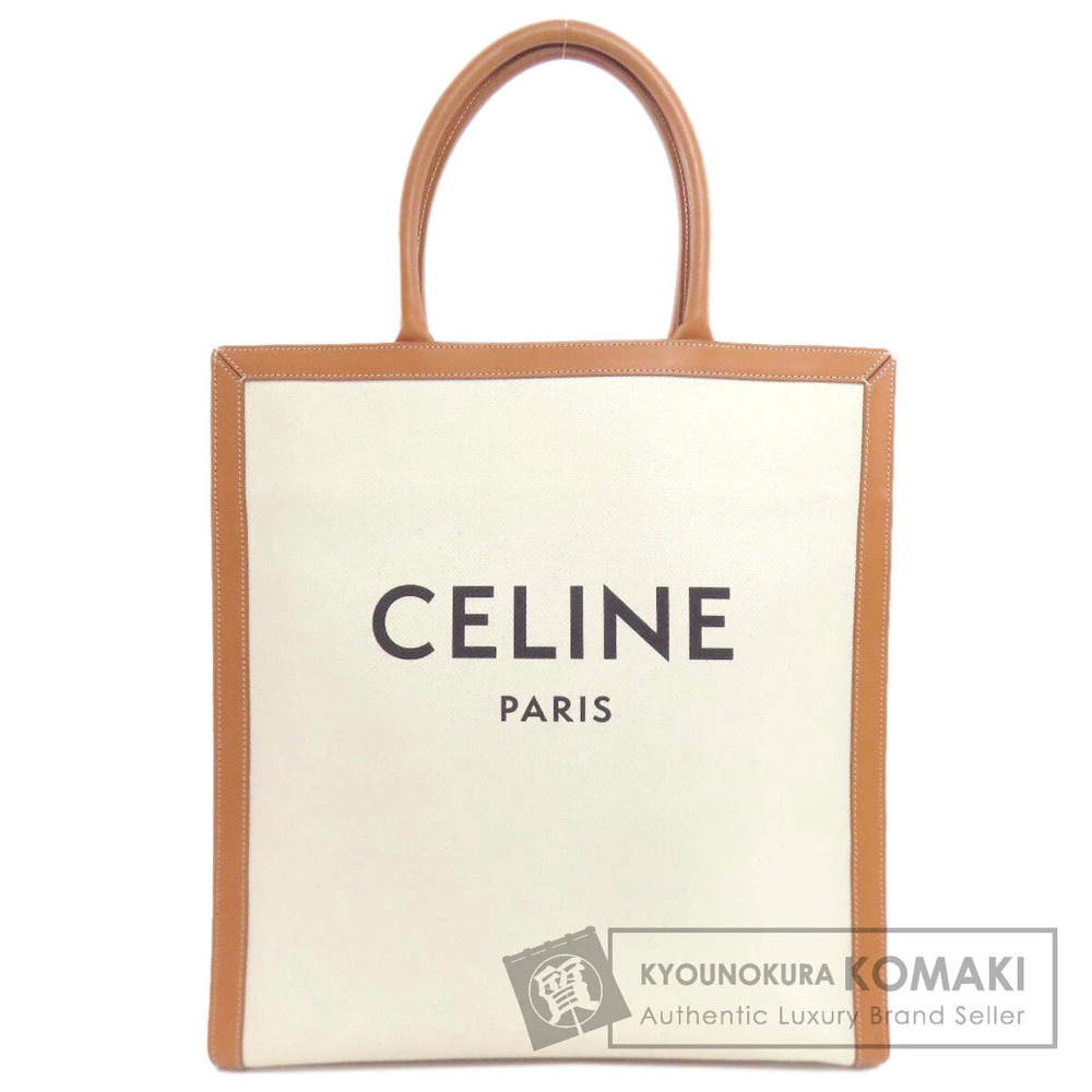 Celine Vertical Cabas Tote Bag Canvas